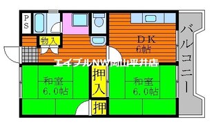 小野マンションの物件間取画像